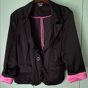 Black and Pink Cardigan